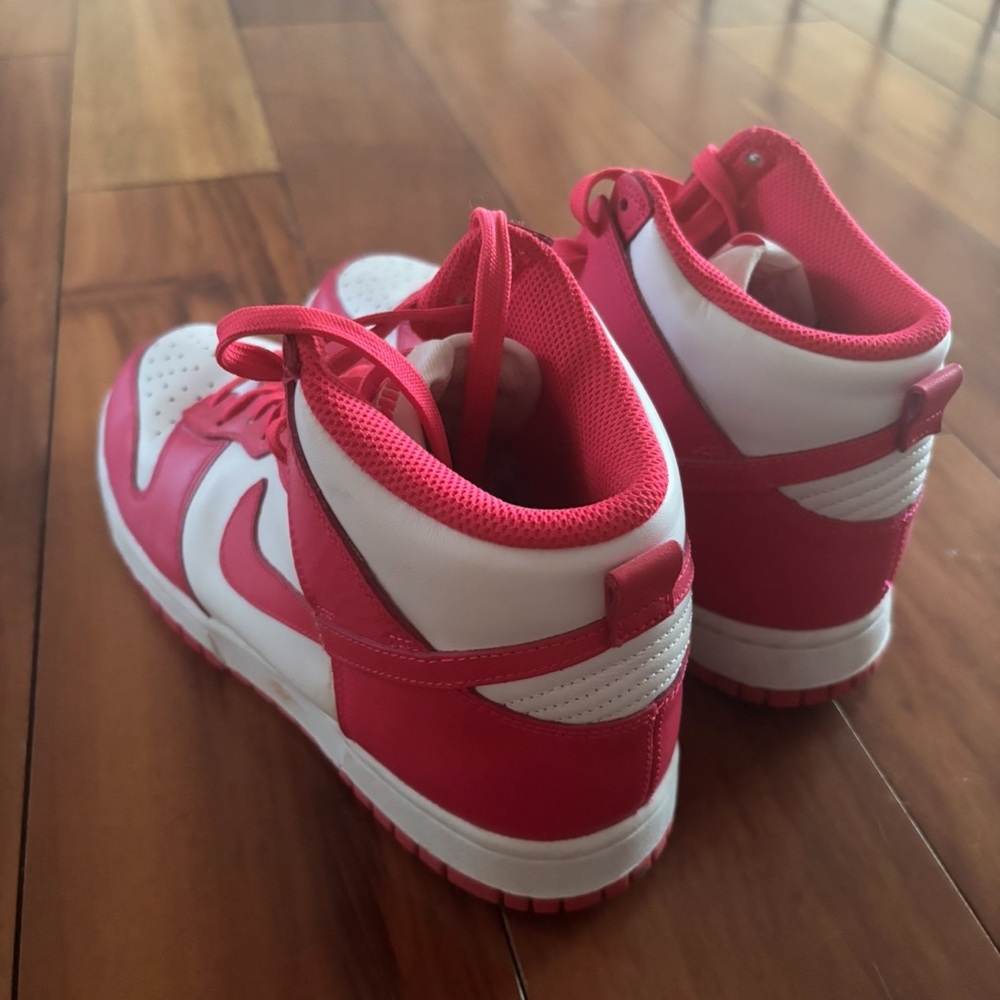 Women’s Pink and White Sneakers